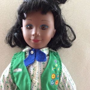 Vintage Girl Scout Doll in Original uniform 1995